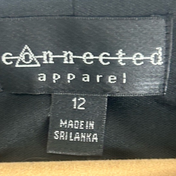 Connect Apparel Gold Black Floral Dark Romantic Cowl Sheath Dress 12 Y2K - Picture 2 of 16